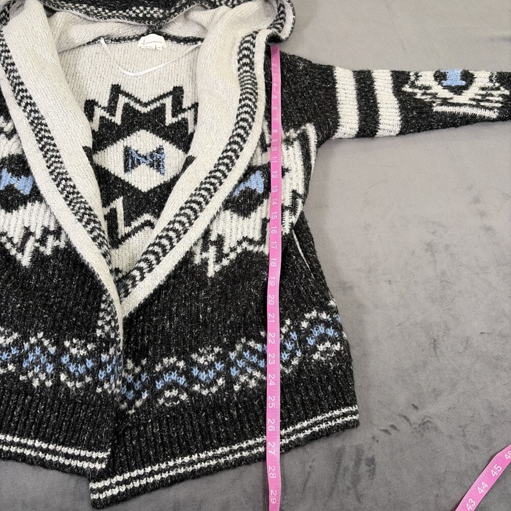 by | Anthropologie Open Cardigan Aztec Southwestern Coastal Cowgirl Boho Sz XSP - Picture 5 of 10